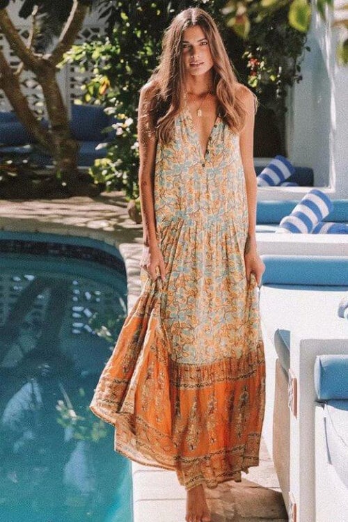 Capri Dress - October Blue | Summer Holiday Collection