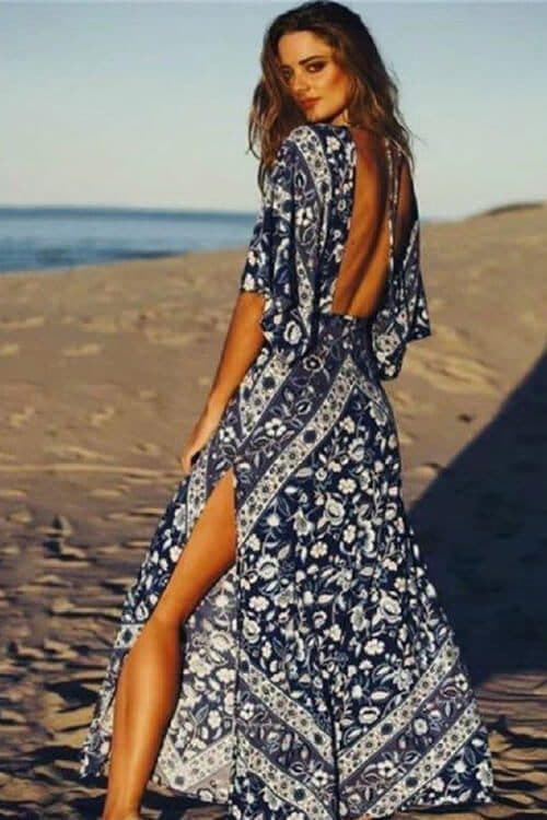 Santorini Dress - October Blue | Summer Holiday Collection