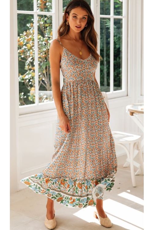 Malia Dress - October Blue | Summer Dresses | Bohemian Fashion